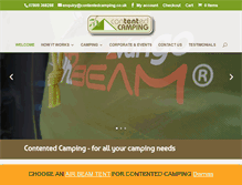 Tablet Screenshot of contentedcamping.co.uk